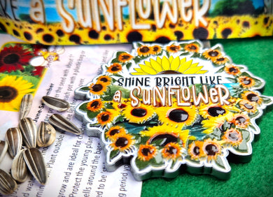 Shine Bright Like a Sunflower! FREE PACK OF SEEDS! LAST 3!