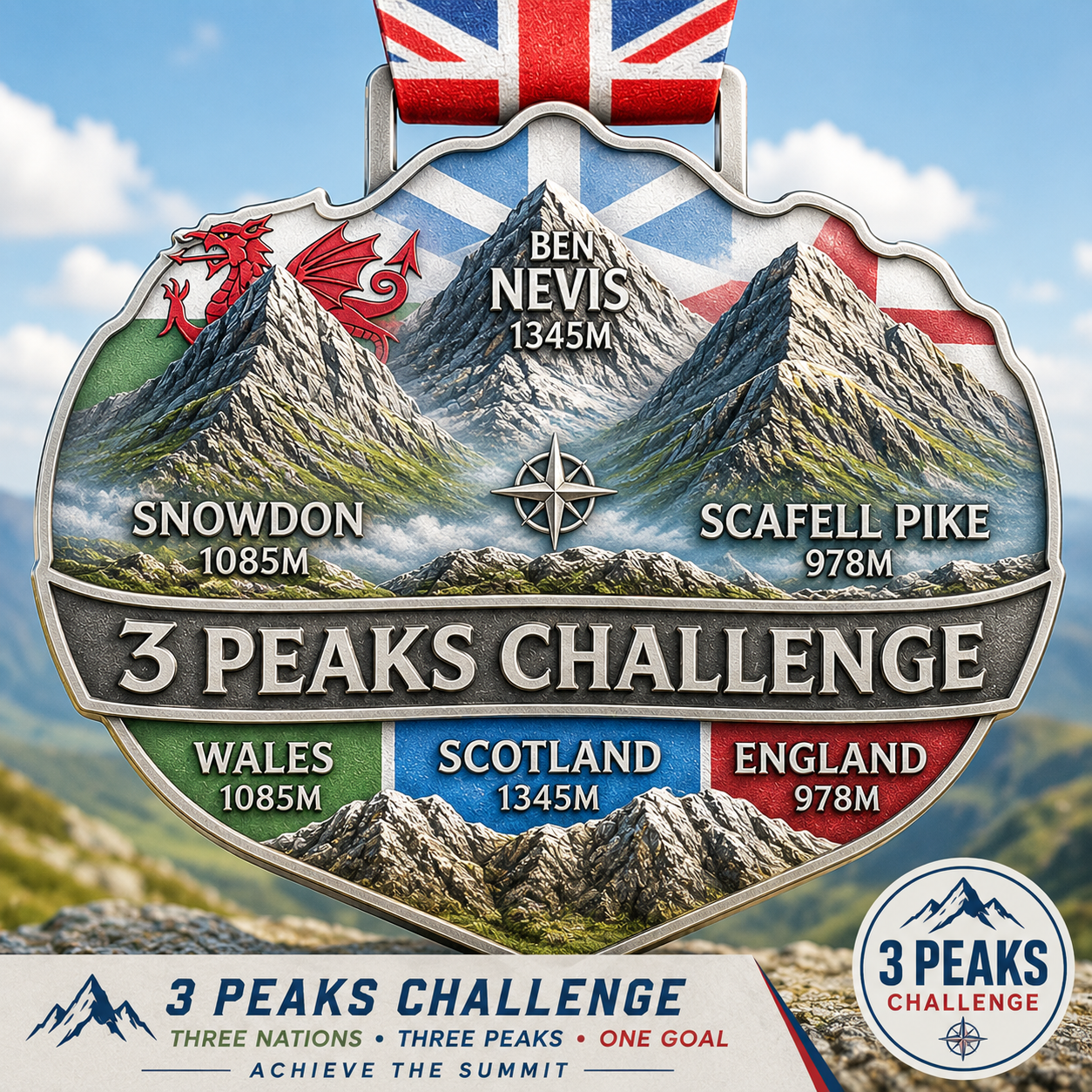 The Three Peaks Challenge – 25.5 Miles