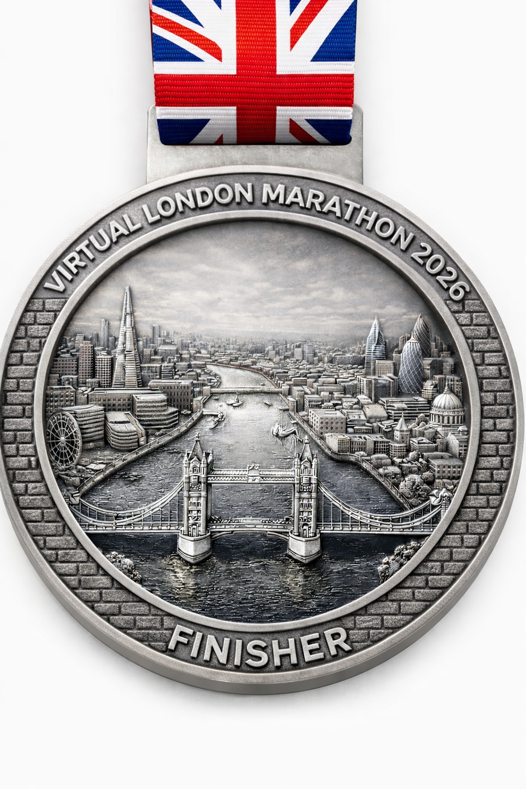 Virtual London Marathon 2026 – Finisher Medal & Virtual Running Challenge
