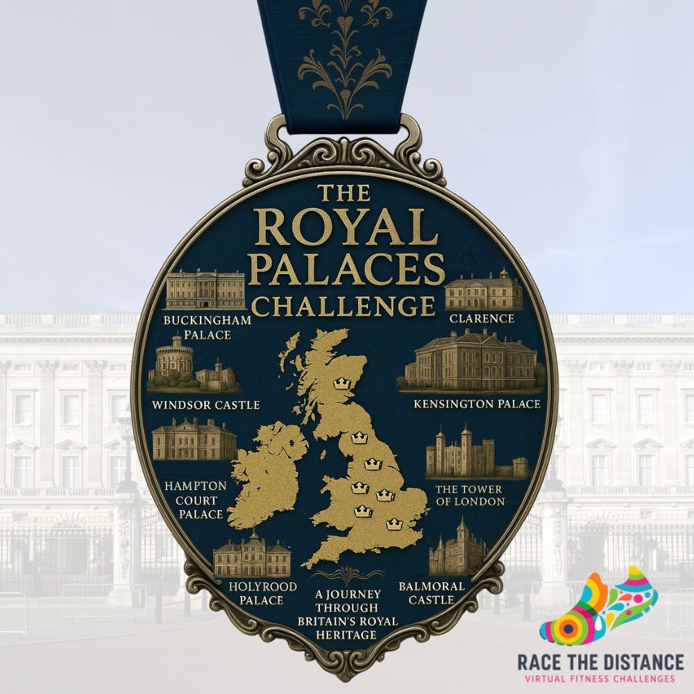 👑 The Royal Palaces Challenge 841 Miles