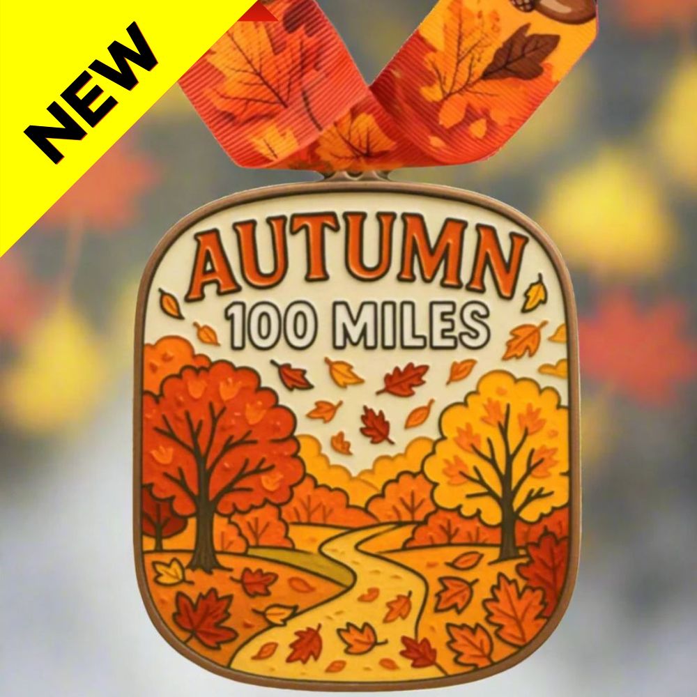 Autumn 2025 100 Mile Challenge *live tracking map*