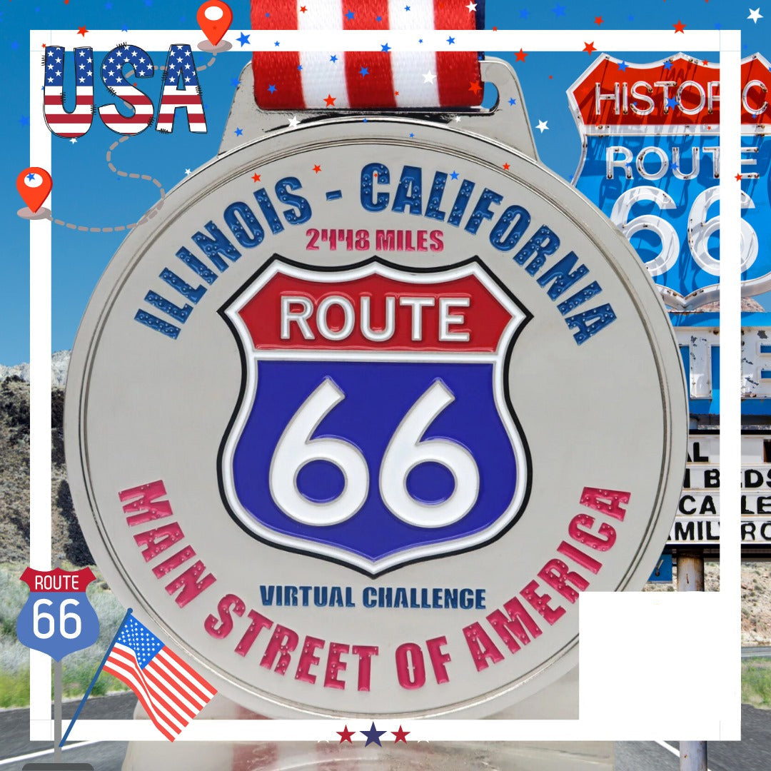 The Route 66 Challenge *live tracking map*