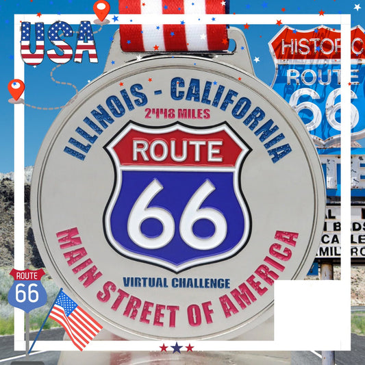 The Route 66 Challenge *live tracking map*
