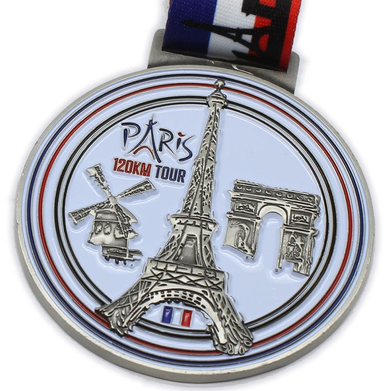 The 120km Paris Tour Challenge* Tracking Map*