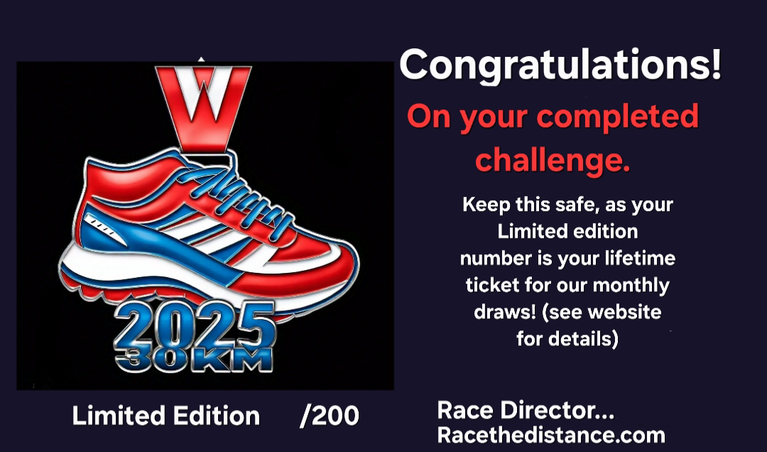 2025 30k Running Motivation Challenge *4 places left!*