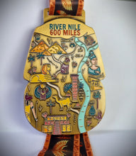 River Nile 600 Mile Challenge. Huge Double-sided medal!