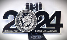 2024 3.5 million steps Challenge. *Live tracking map, Massive Medal!*
