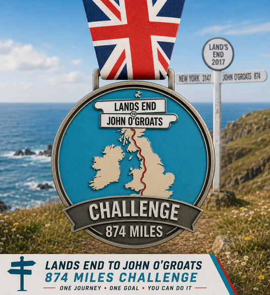 Land’s End to John O’Groats – 874 Mile Virtual Challenge