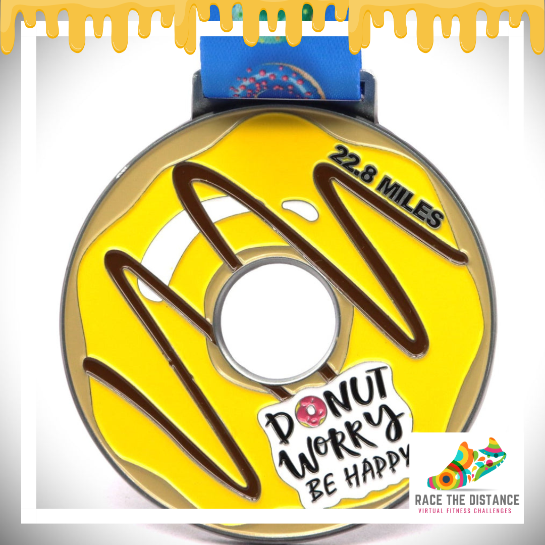 DO-NUT Worry, 22.8 mile challenge *live tracking map*