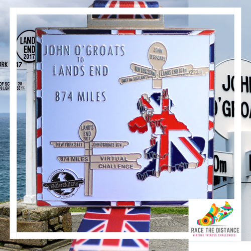 Lands End To John O'Groats 874 Mile *Tracking Map*