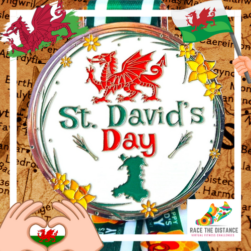 St David's Day Challenge. 2k, 5k, 10k, half, marathon