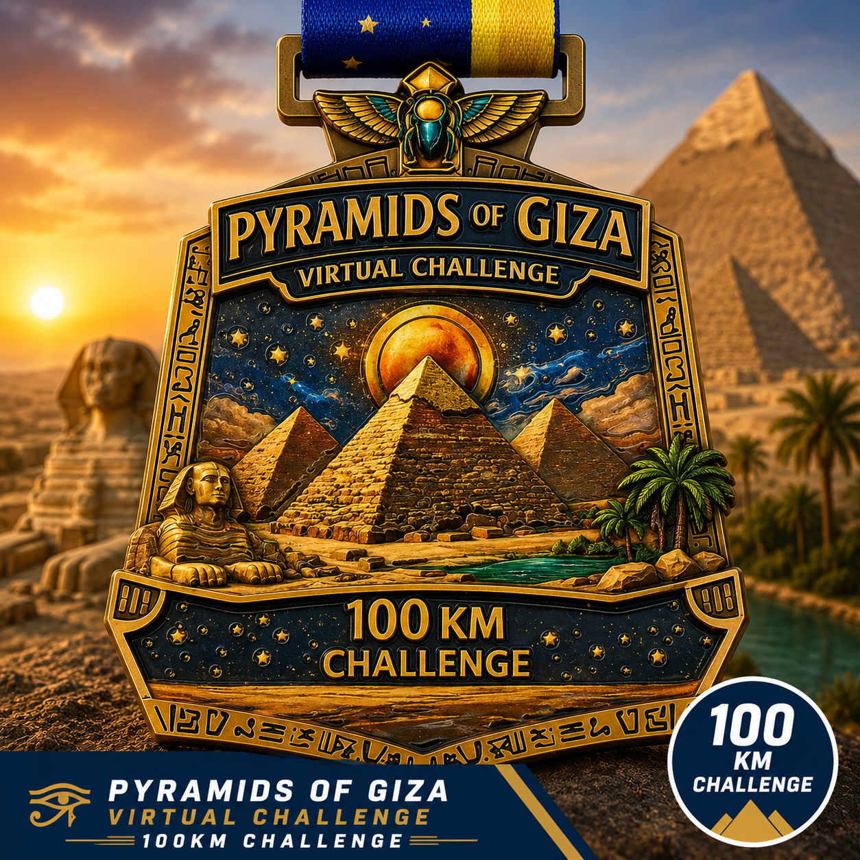 Pyramids of Giza Virtual Challenge – 100KM