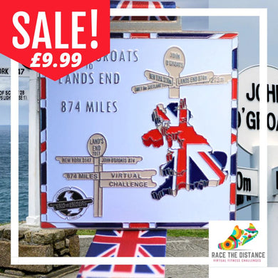 Lands End To John O'Groats 874 Mile *Tracking Map*