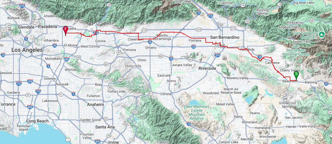 88 Future Miles Challenge *tracking map*