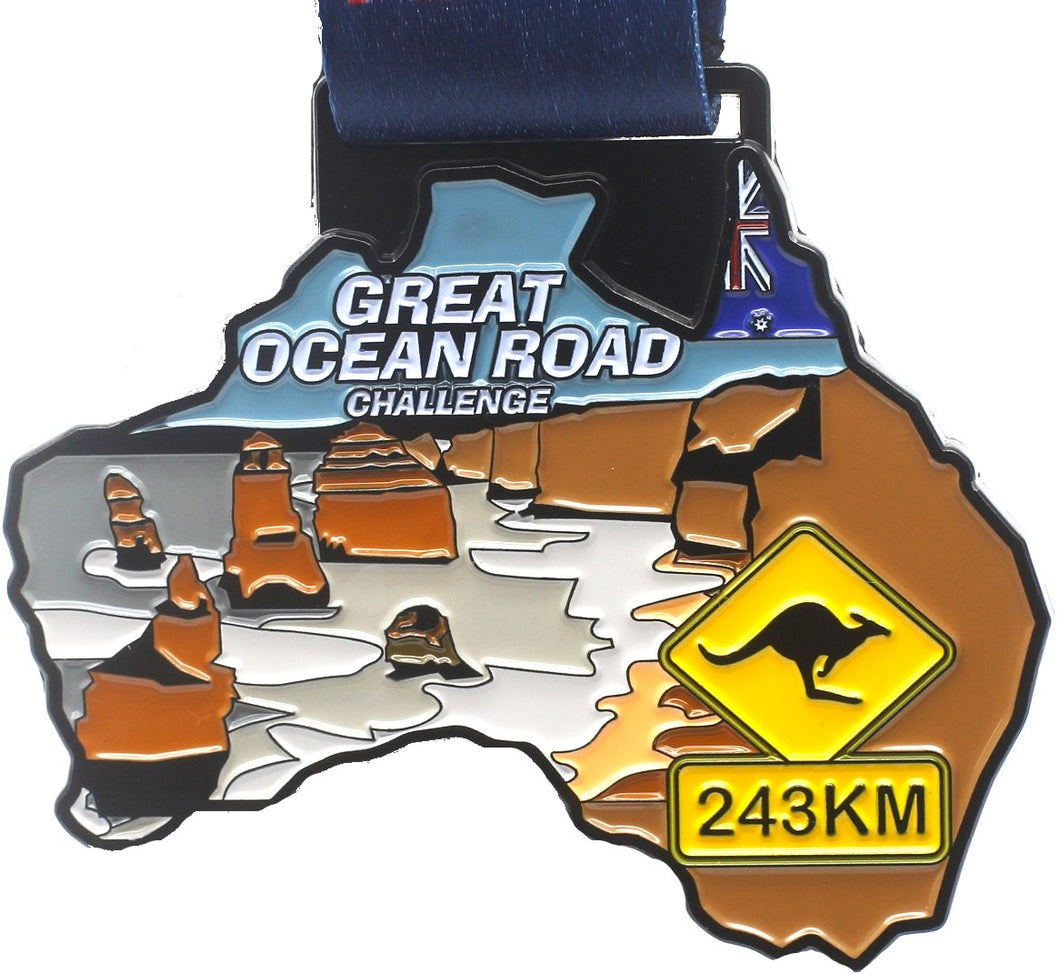 Great Ocean Road 243km Challenge  *live tracking map*