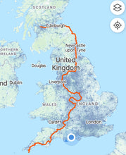 2023: 1000 Mile Annual Challenge. Full Tracking Map