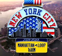 Manhattan Loop NYC 16km Challenge  *live tracking map*